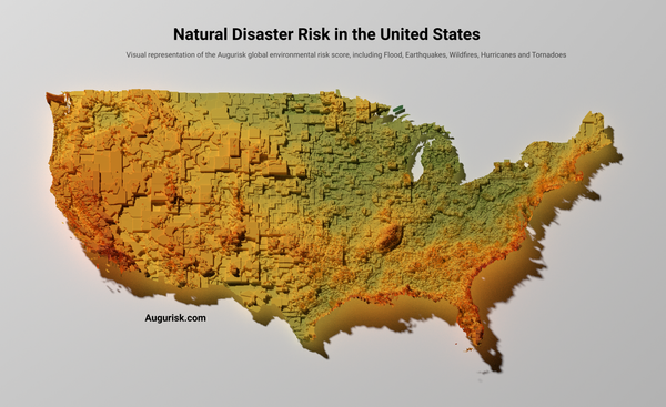 A 3D Density Map of Environmental Risks in the U.S.